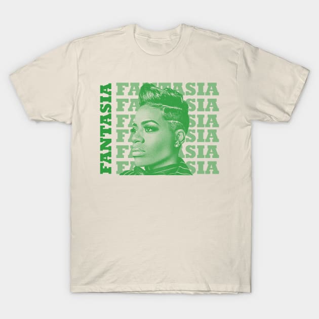 fantasia - greensolid style T-Shirt by Loreatees